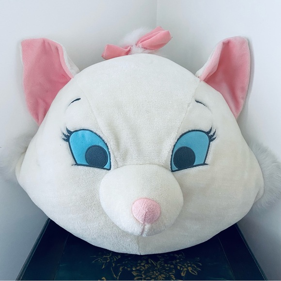 Disney Store Aristocrats Marie Head Shaped Plush Pillow - Picture 2 of 15
